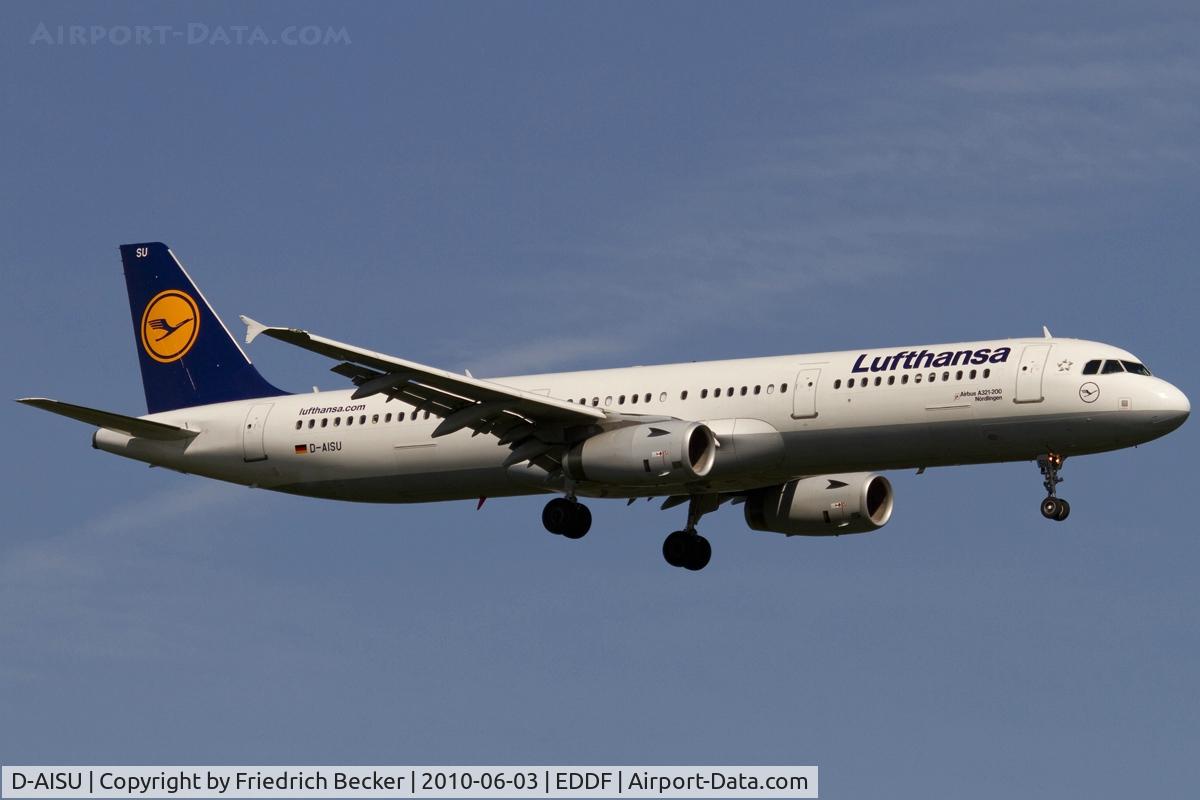D-AISU, 2009 Airbus A321-231 C/N 4016, short final RW07R
