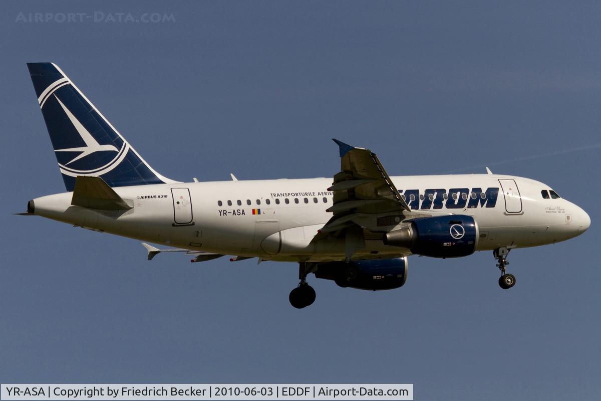 YR-ASA, 2006 Airbus A318-111 C/N 2931, short final RW07R