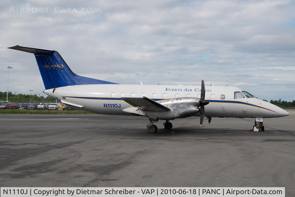 N1110J, 1988 Embraer EMB-120FC Brasilia C/N 120.110, Everts Air Cargo Embraer 120