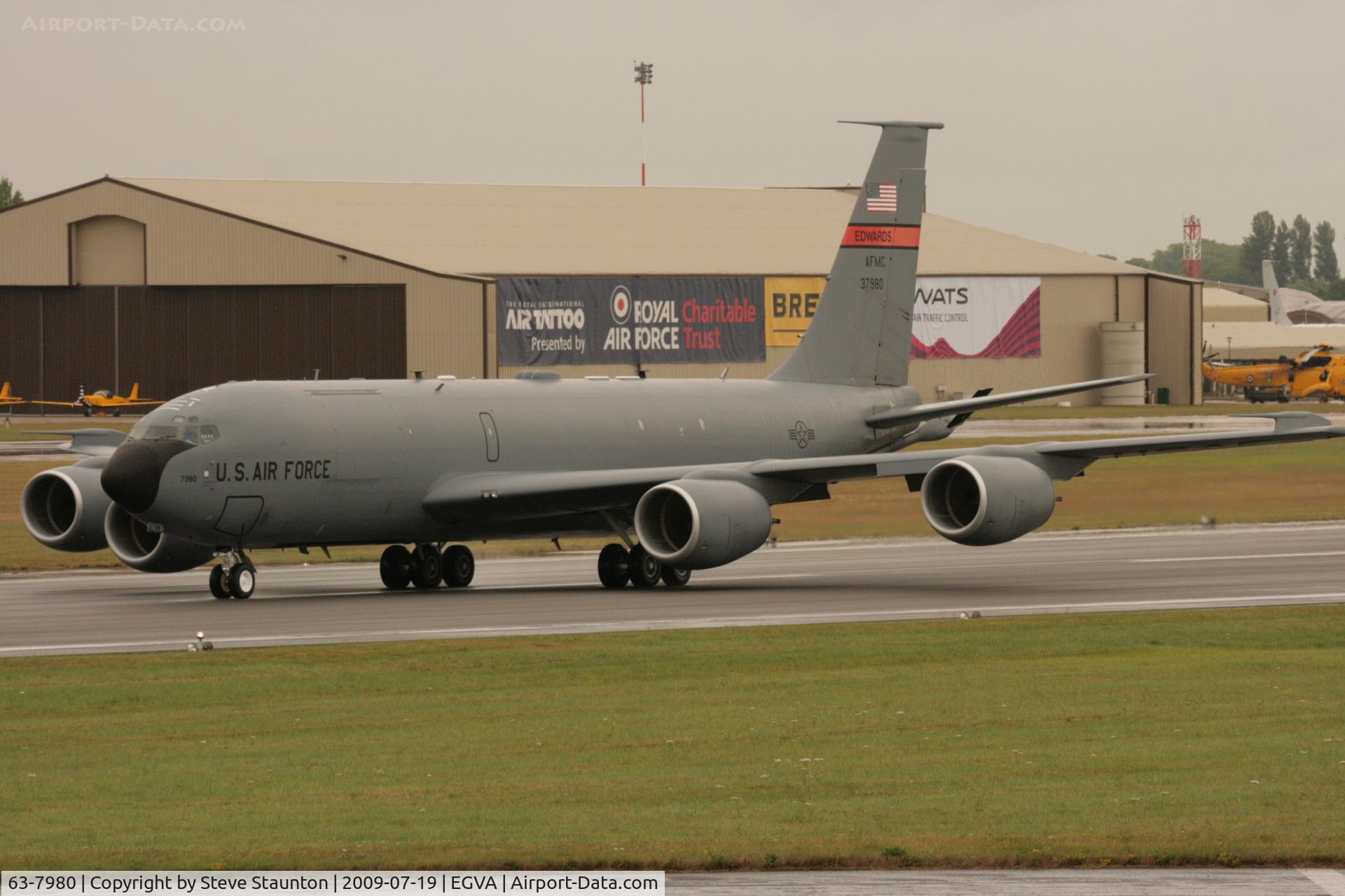 63-7980, 1963 Boeing KC-135R Stratotanker C/N 18597, Taken at the Royal International Air Tattoo 2009