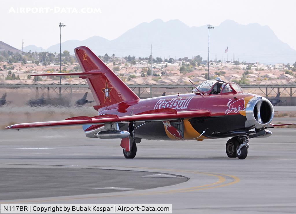N117BR, 1959 PZL-Mielec Lim-5 (MiG-17F) C/N 1C1529, Las Vegas