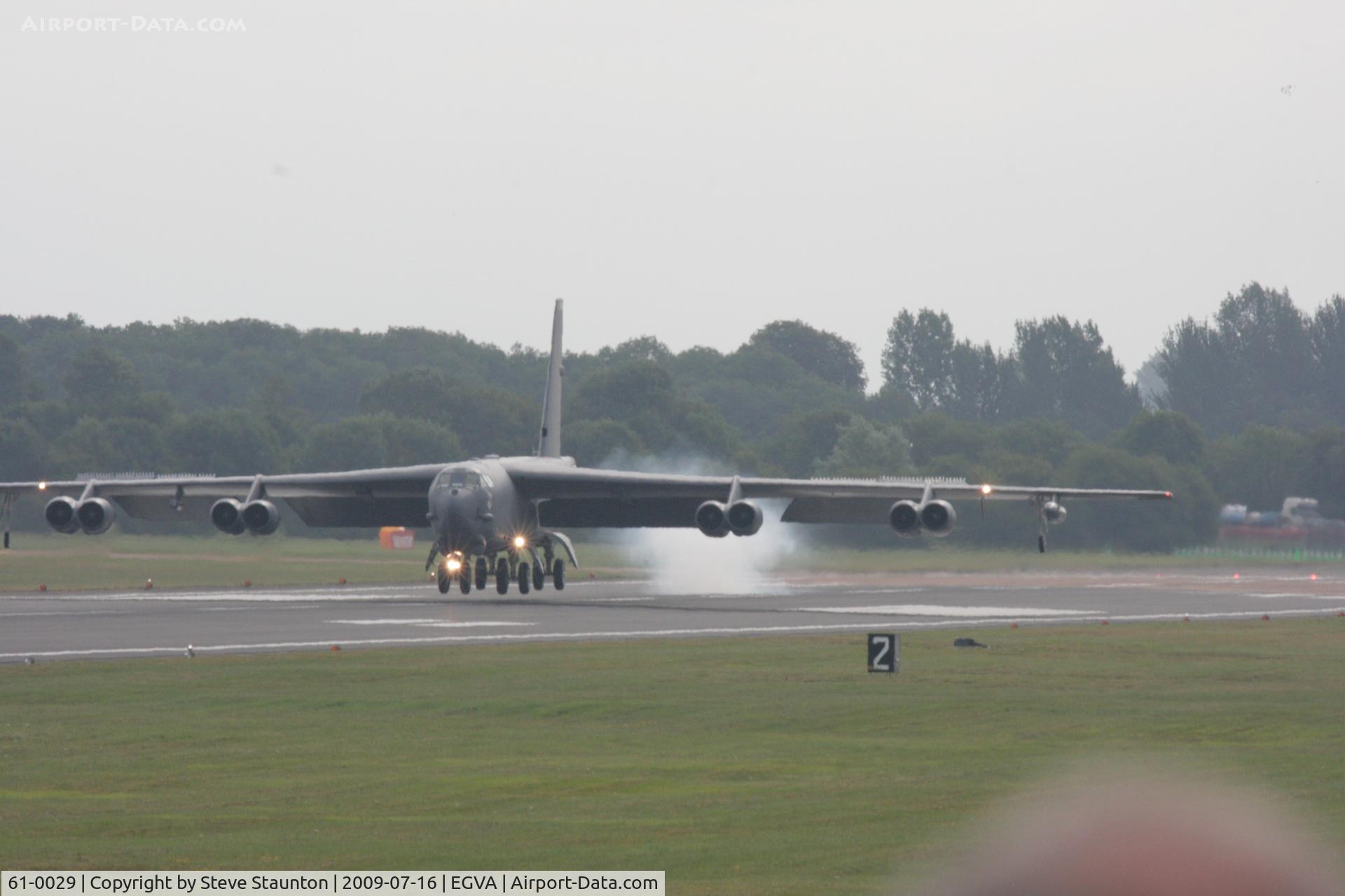 61-0029, 1961 Boeing B-52H Stratofortress C/N 464456, Taken at the Royal International Air Tattoo 2009