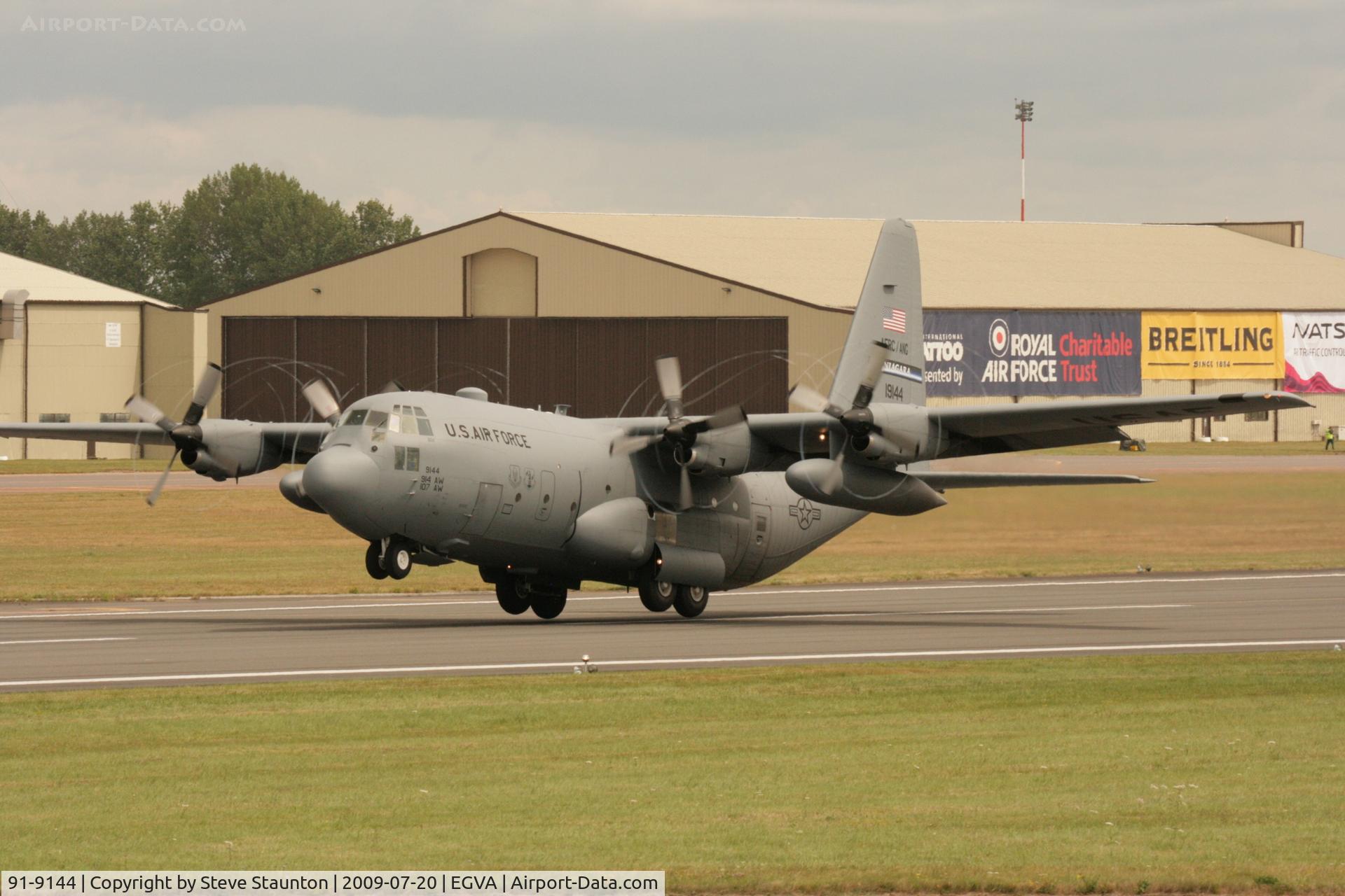 91-9144, 1991 Lockheed C-130H Hercules C/N 382-5297, Taken at the Royal International Air Tattoo 2009