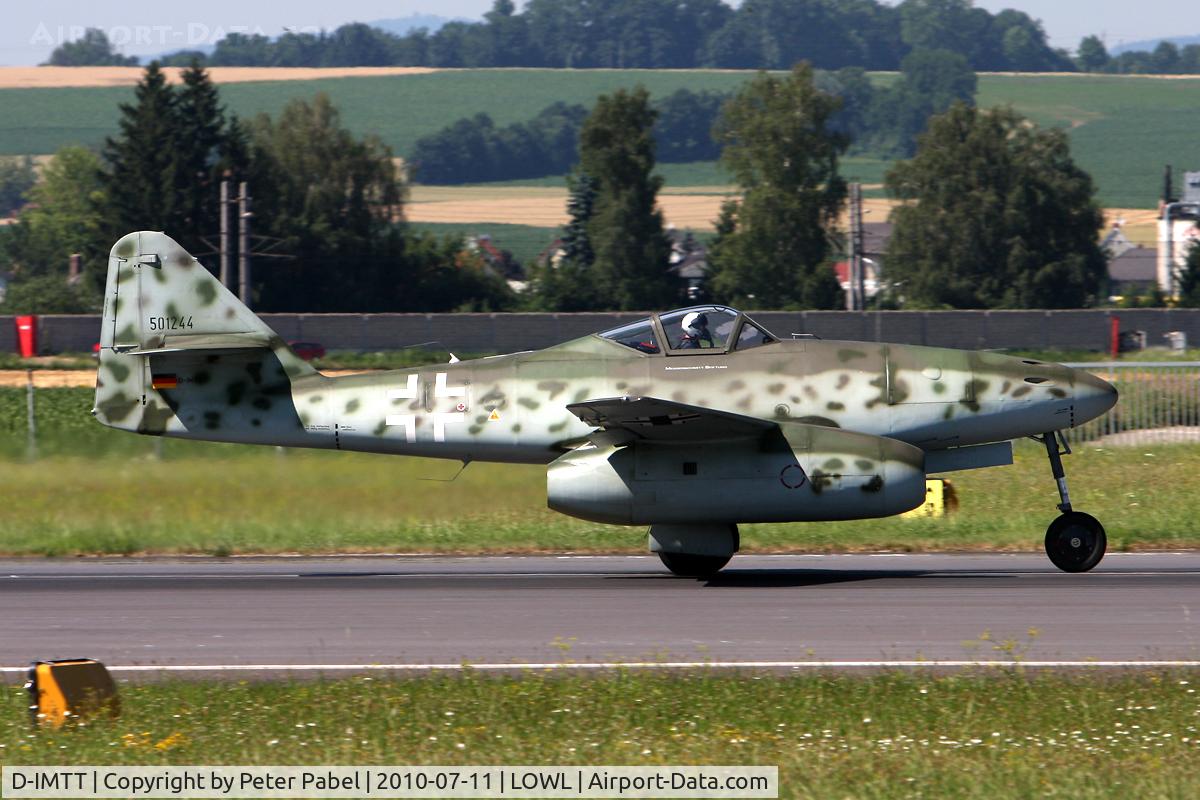 D-IMTT, 2005 Messerschmitt Me-262A-1C Schwalbe Replica C/N 501244, Special Visitor for Welser Flugtage in LOLW