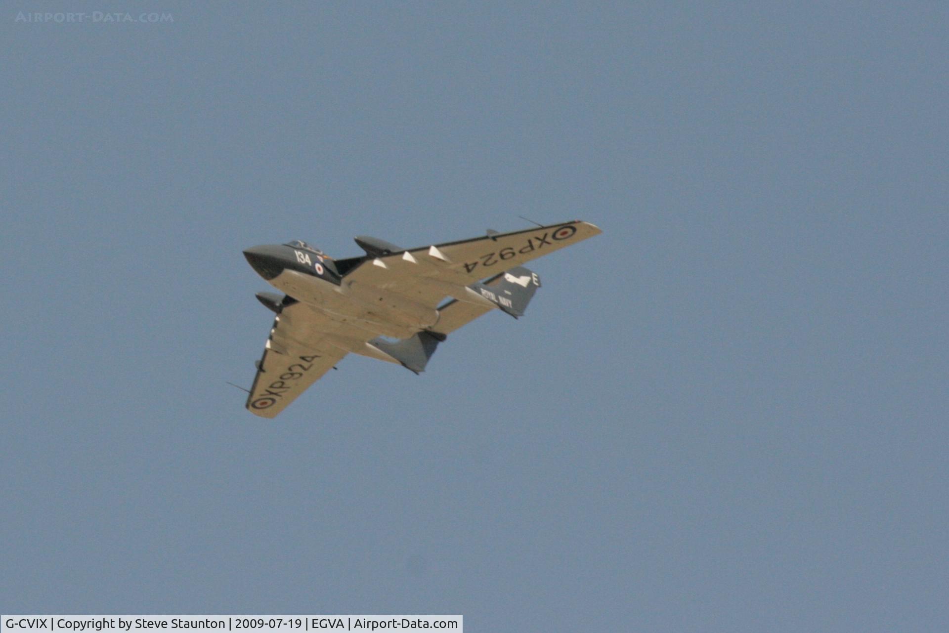 G-CVIX, 1963 De Havilland DH-110 Sea Vixen D.3 C/N 10132, Taken at the Royal International Air Tattoo 2009