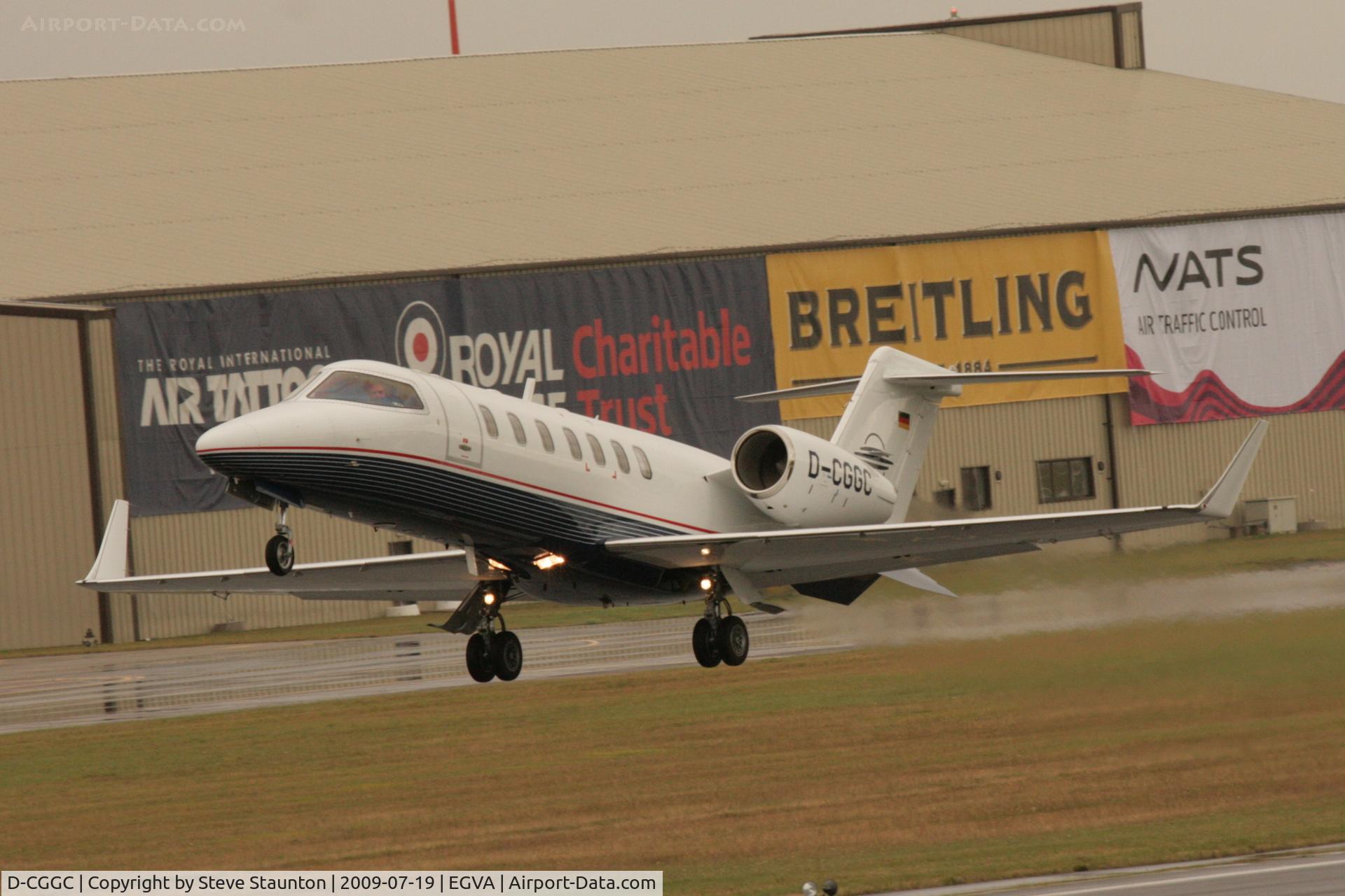 D-CGGC, 2008 Learjet 40 C/N 45-2107, Taken at the Royal International Air Tattoo 2009