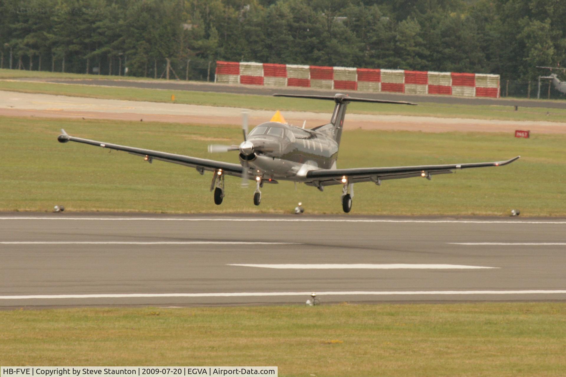 HB-FVE, 2008 Pilatus PC-12/47E C/N 1081, Taken at the Royal International Air Tattoo 2009