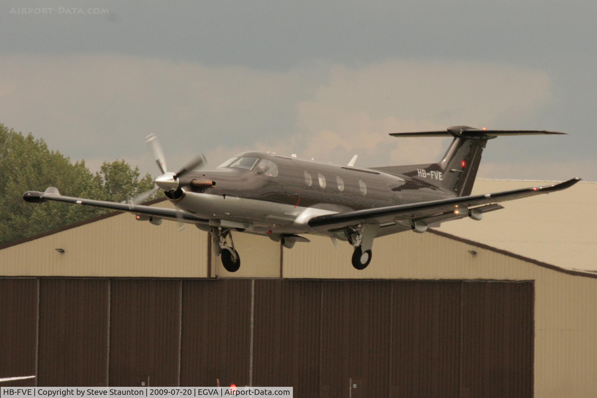 HB-FVE, 2008 Pilatus PC-12/47E C/N 1081, Taken at the Royal International Air Tattoo 2009