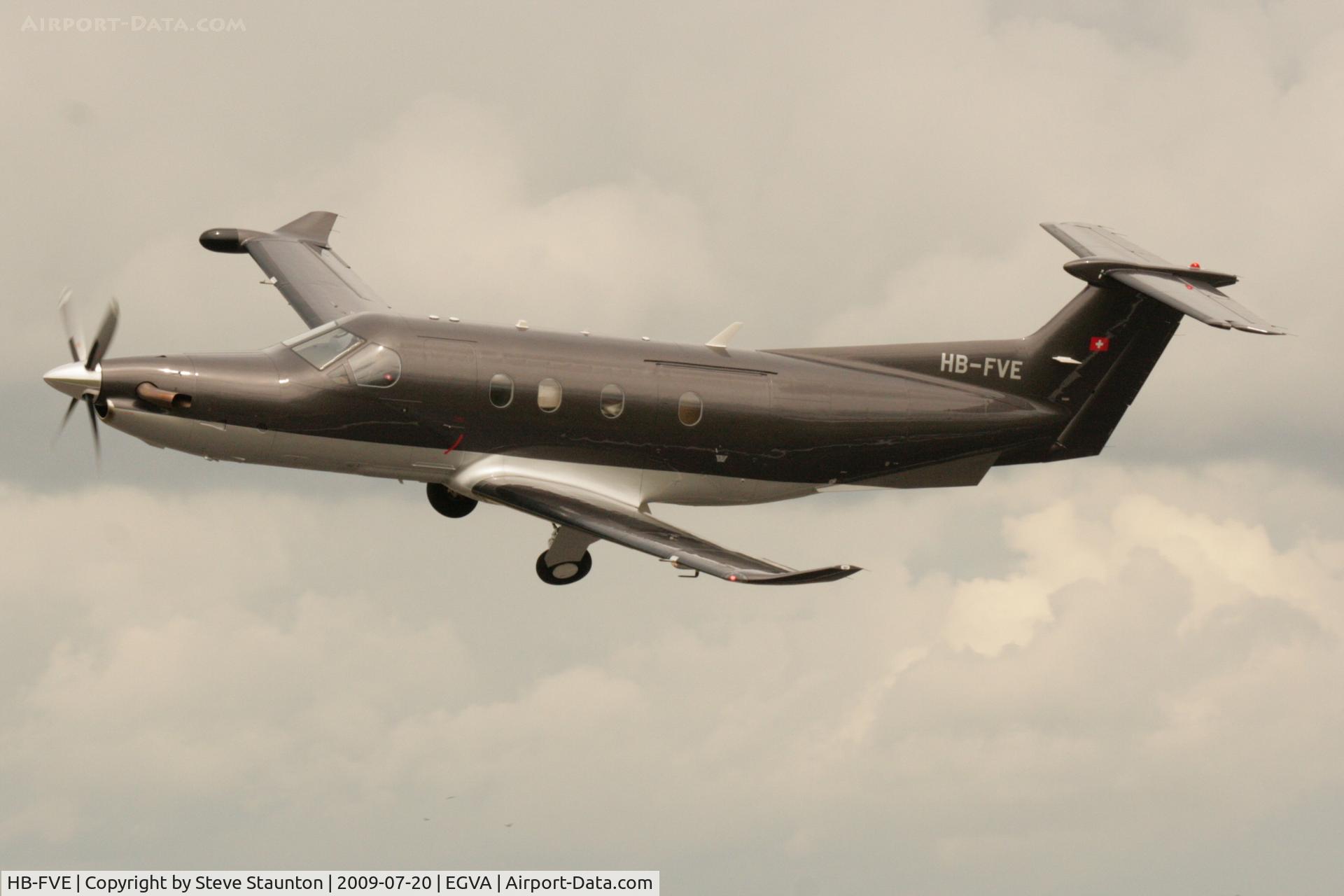 HB-FVE, 2008 Pilatus PC-12/47E C/N 1081, Taken at the Royal International Air Tattoo 2009