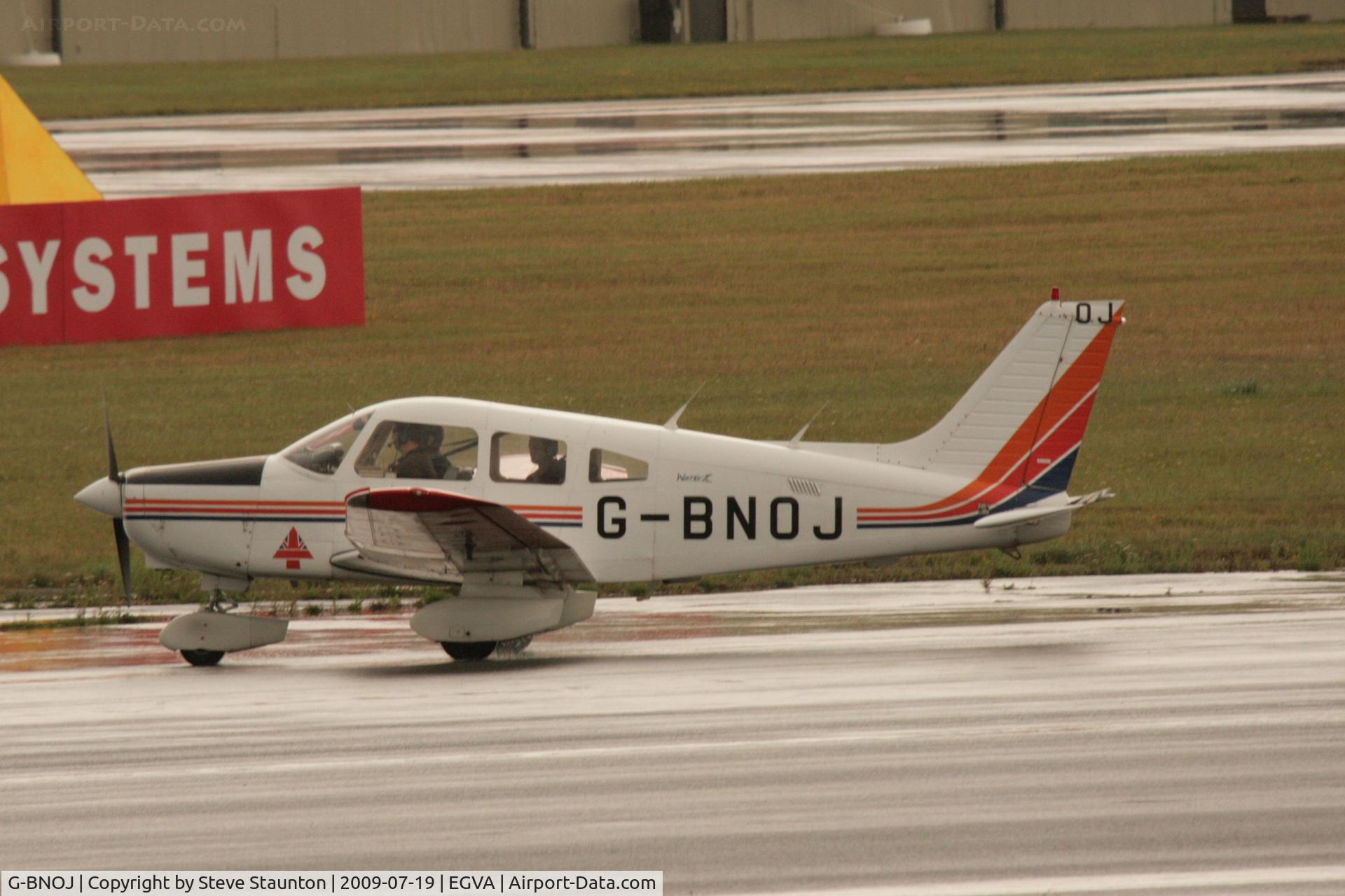 G-BNOJ, 1987 Piper PA-28-161 Cherokee Warrior II C/N 2816018, Taken at the Royal International Air Tattoo 2009