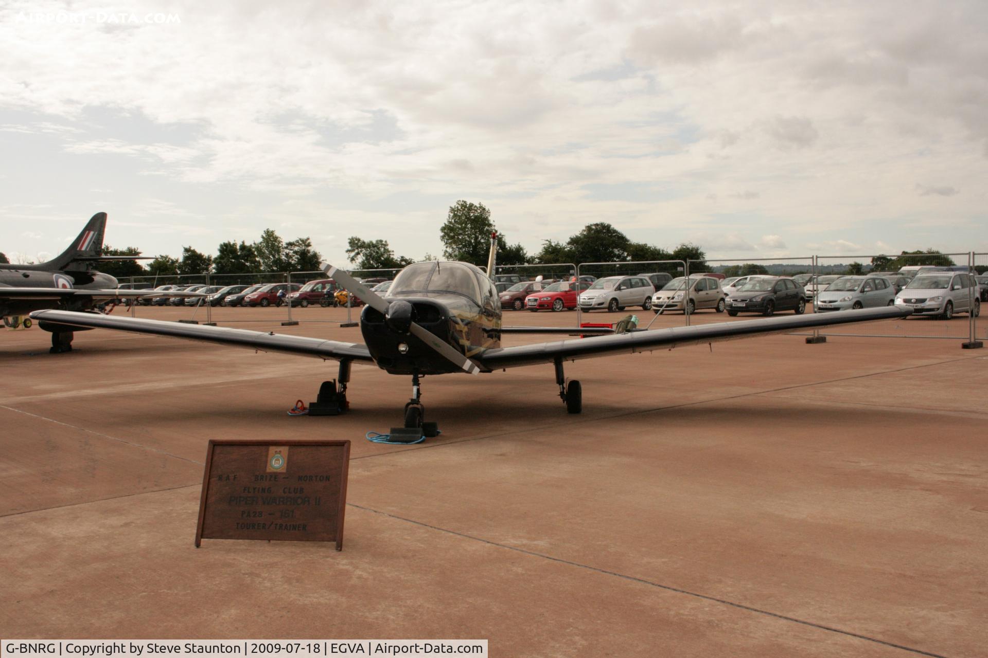 G-BNRG, 1981 Piper PA-28-161 Cherokee Warrior II C/N 28-8116217, Taken at the Royal International Air Tattoo 2009
