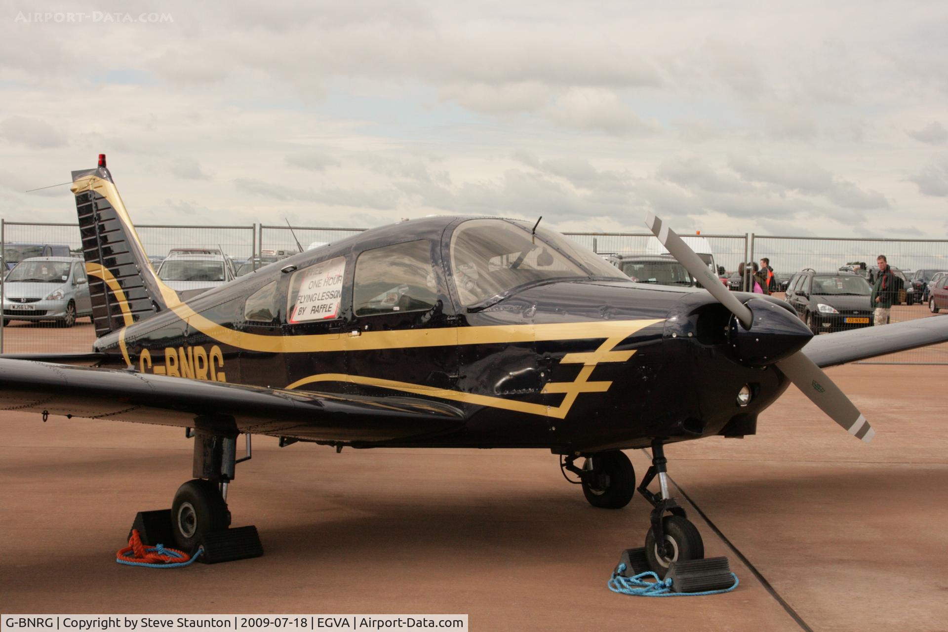 G-BNRG, 1981 Piper PA-28-161 Cherokee Warrior II C/N 28-8116217, Taken at the Royal International Air Tattoo 2009