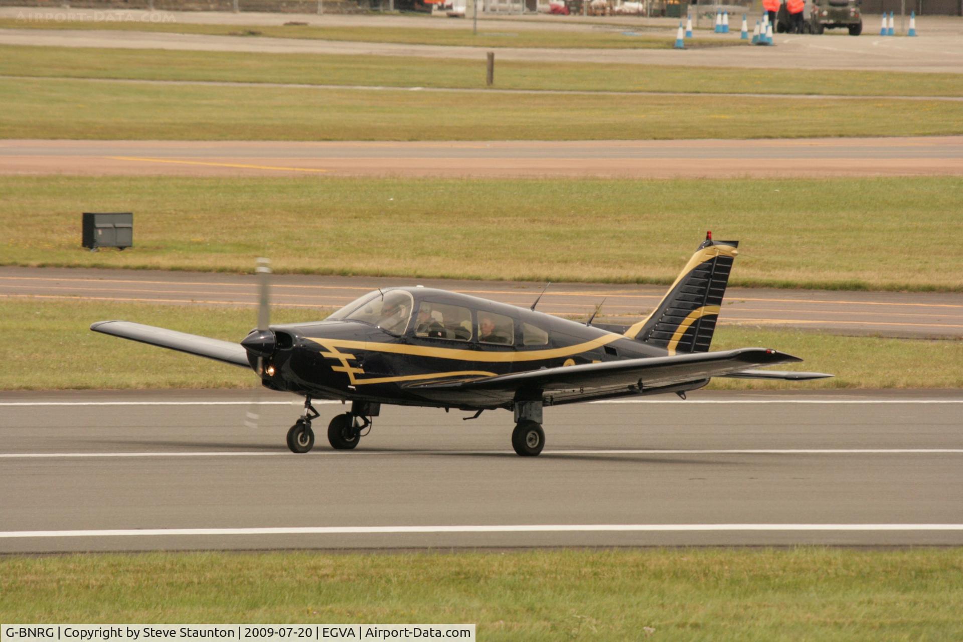 G-BNRG, 1981 Piper PA-28-161 Cherokee Warrior II C/N 28-8116217, Taken at the Royal International Air Tattoo 2009