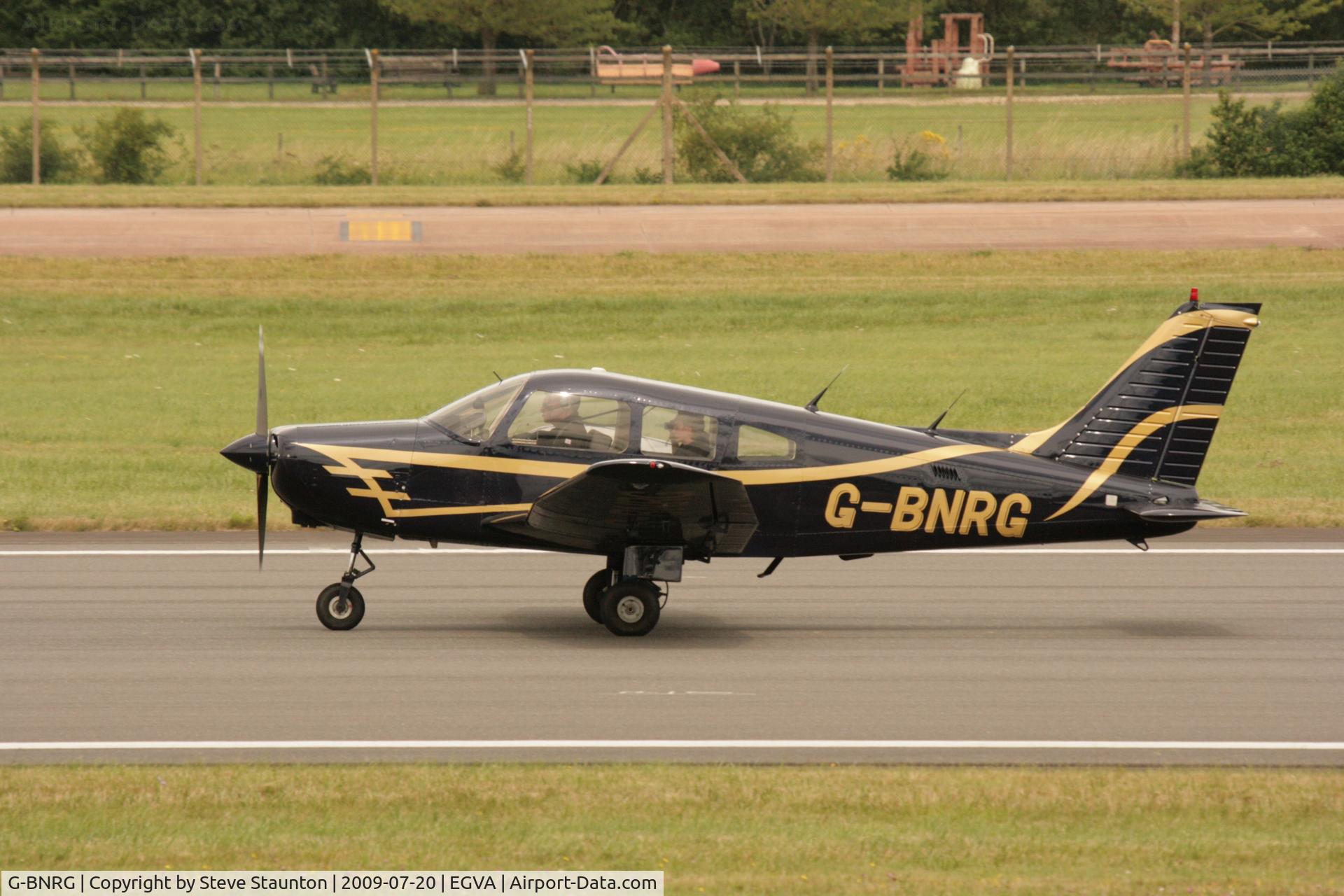 G-BNRG, 1981 Piper PA-28-161 Cherokee Warrior II C/N 28-8116217, Taken at the Royal International Air Tattoo 2009