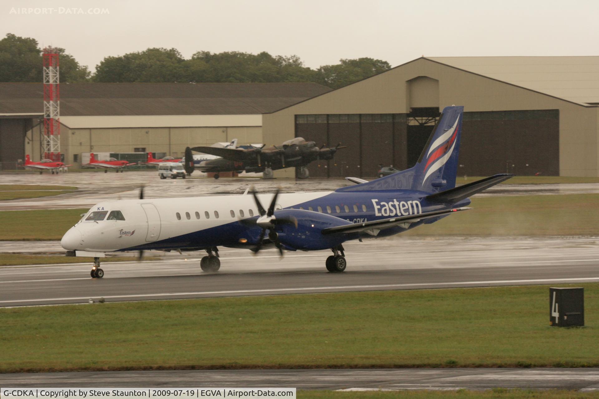G-CDKA, 1993 Saab 2000 C/N 2000-006, Taken at the Royal International Air Tattoo 2009