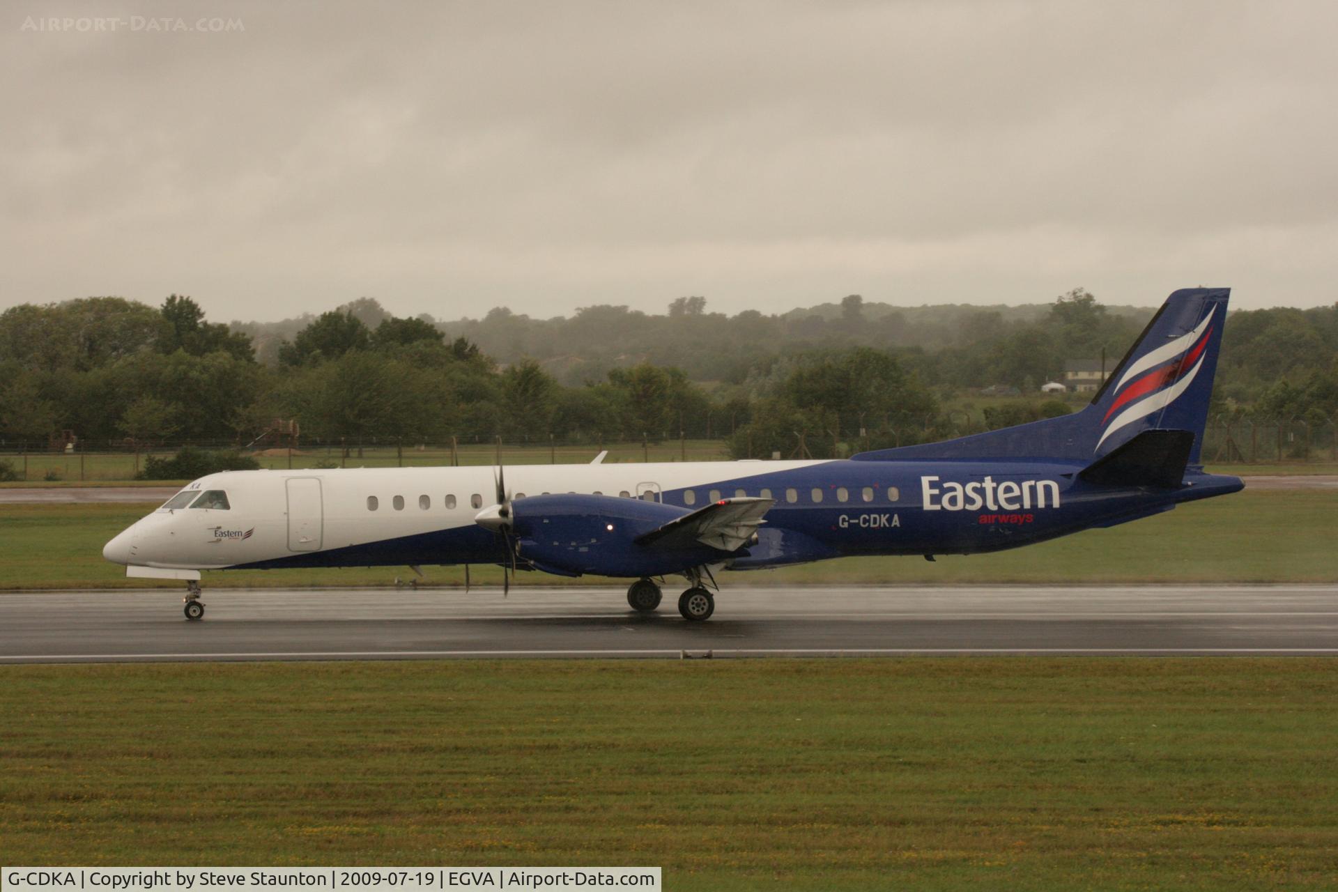 G-CDKA, 1993 Saab 2000 C/N 2000-006, Taken at the Royal International Air Tattoo 2009