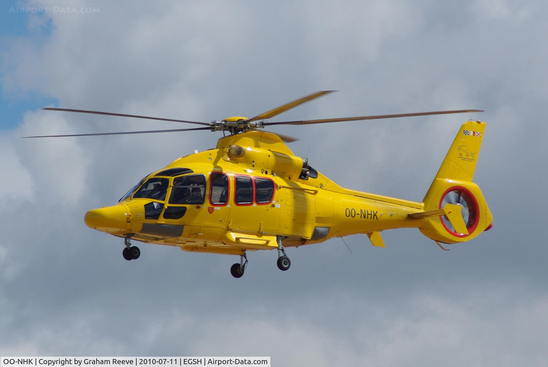 OO-NHK, 2009 Eurocopter EC-155B-1 C/N 6876, On finals.