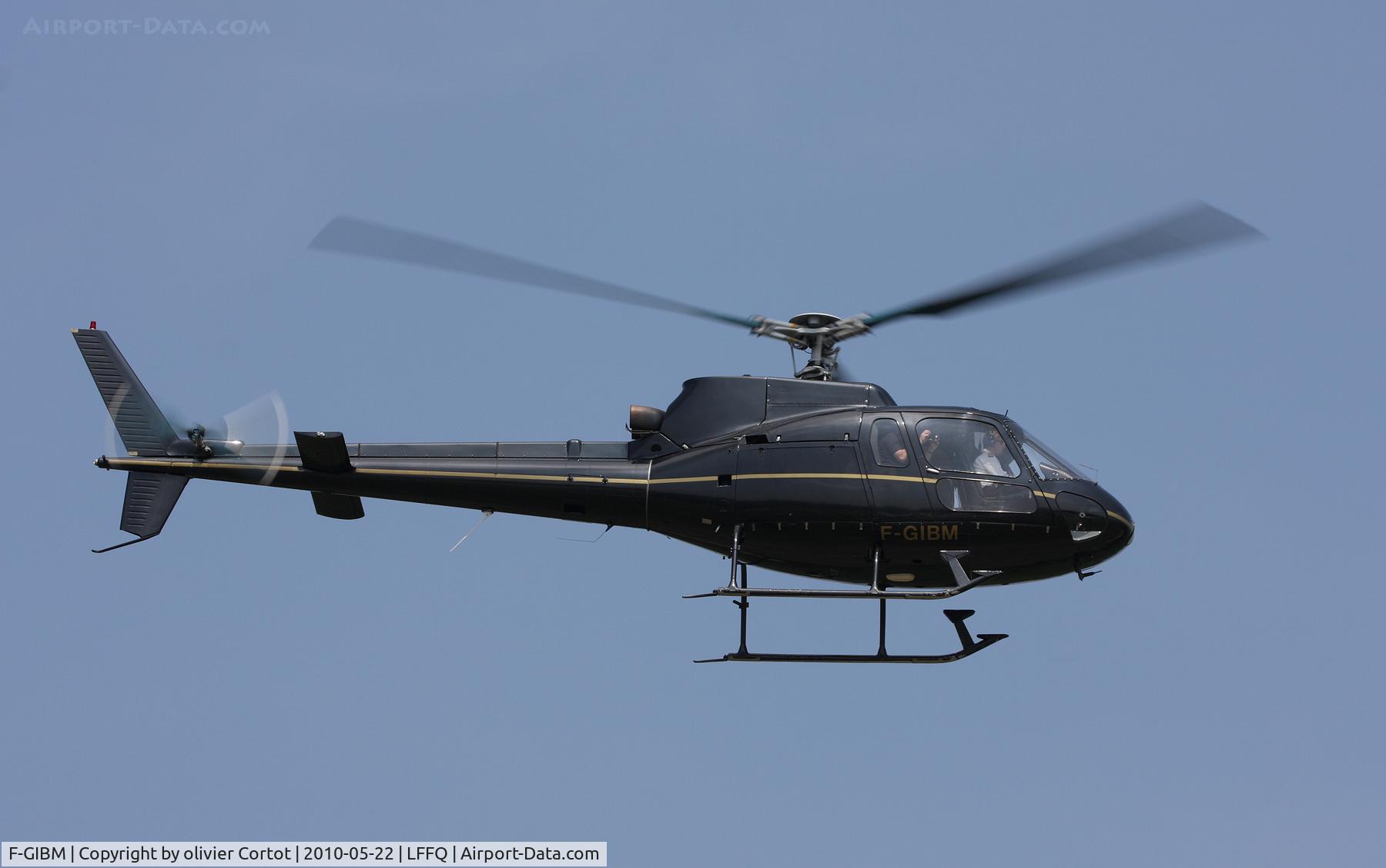 F-GIBM, 2008 Aerospatiale AS-350D AStar C/N 1424, Ferté Alais airshow 2010