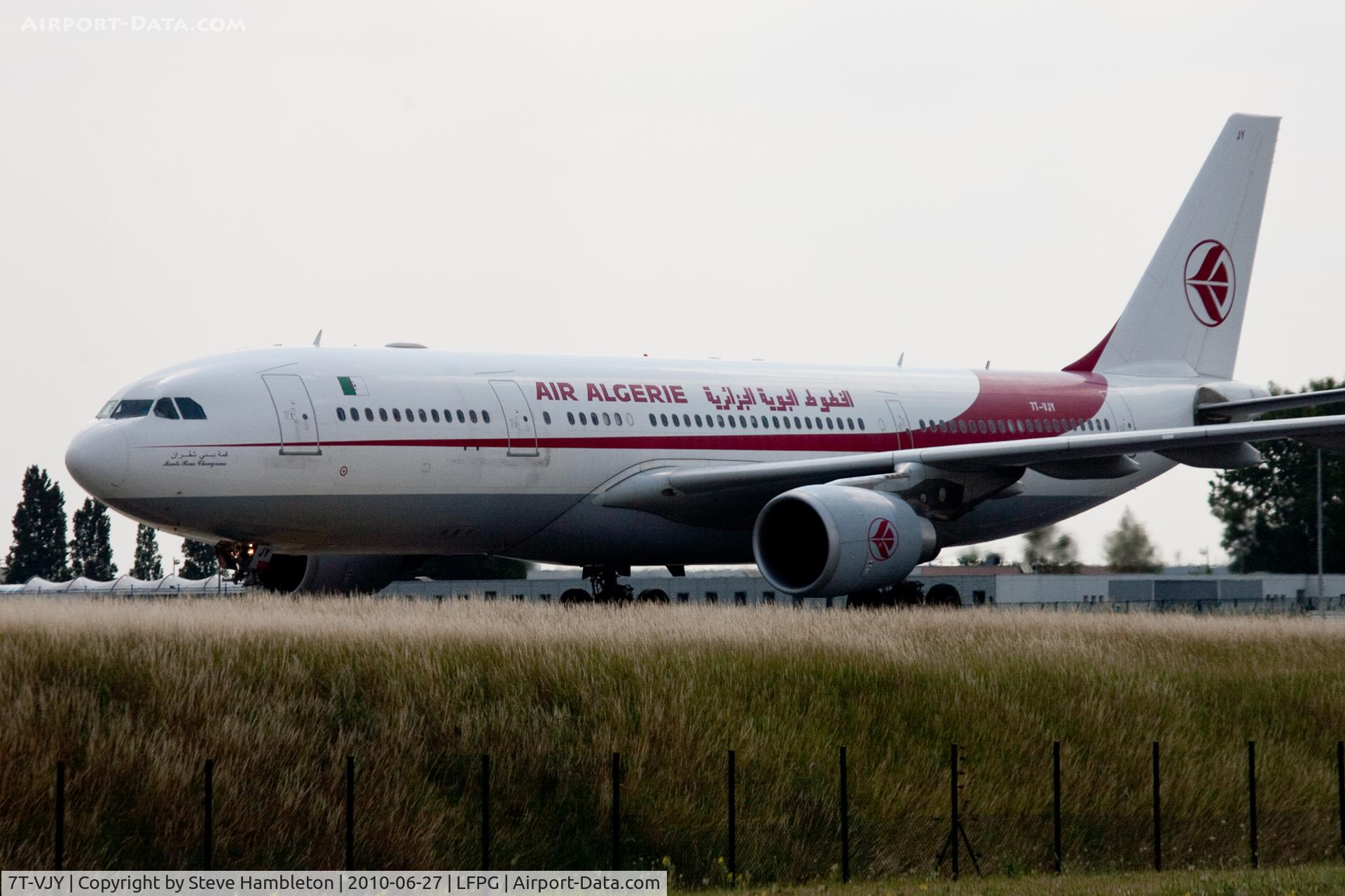 7T-VJY, 2005 Airbus A330-202 C/N 653, From the 