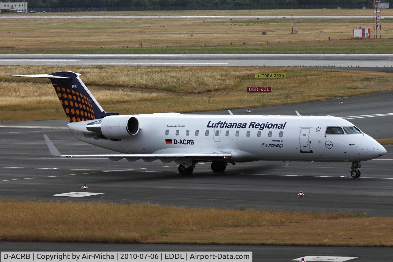 D-ACRB, 2001 Canadair CRJ-200ER (CL-600-2B19) C/N 7570, Eurowings, Canadair CL-600-2B19 Regional Jet CRJ-200LR, CN: 7570