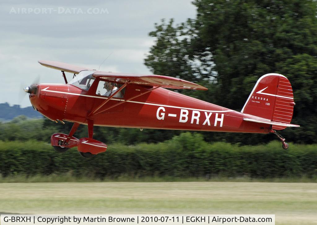 G-BRXH, 1946 Cessna 120 C/N 10462, SHOT AT HEADCORN