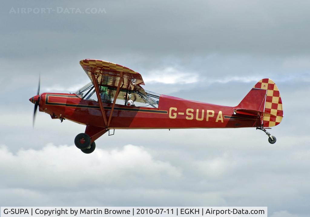 G-SUPA, 1957 Piper PA-18-150 Super Cub C/N 18-5512, SHOT AT HEADCORN