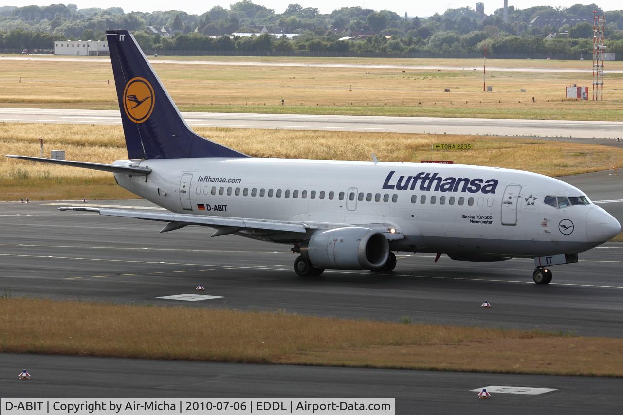 D-ABIT, 1991 Boeing 737-530 C/N 24943, Lufthansa, Boeing 737-530, CN: 24943/2049, Aircraft Name: Neumünster