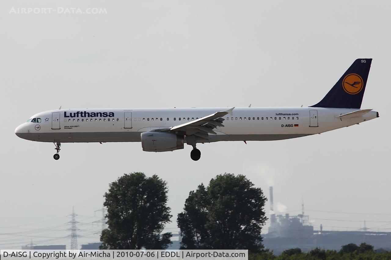 D-AISG, 2000 Airbus A321-231 C/N 1273, Lufthansa, Airbus A321-231, CN: 1273, Aircraft Name: Dormagen