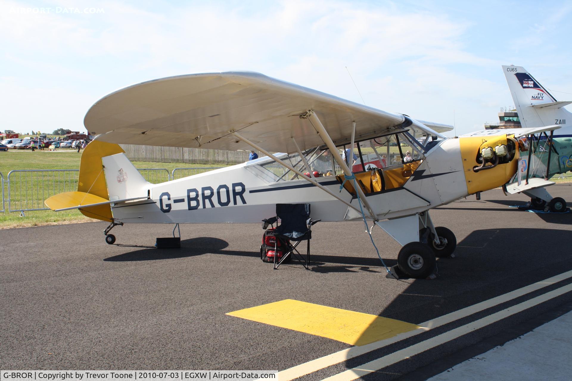 G-BROR, 1943 Piper L-4H Grasshopper (J3C-65D) C/N 10885, PIPER J3C-65, c/n: 10885