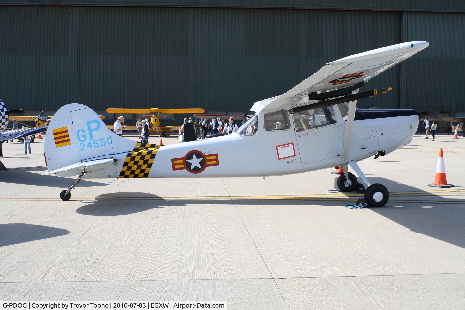 G-PDOG, 1957 Cessna 305C C/N 24550, CESSNA 305C, c/n: 24550