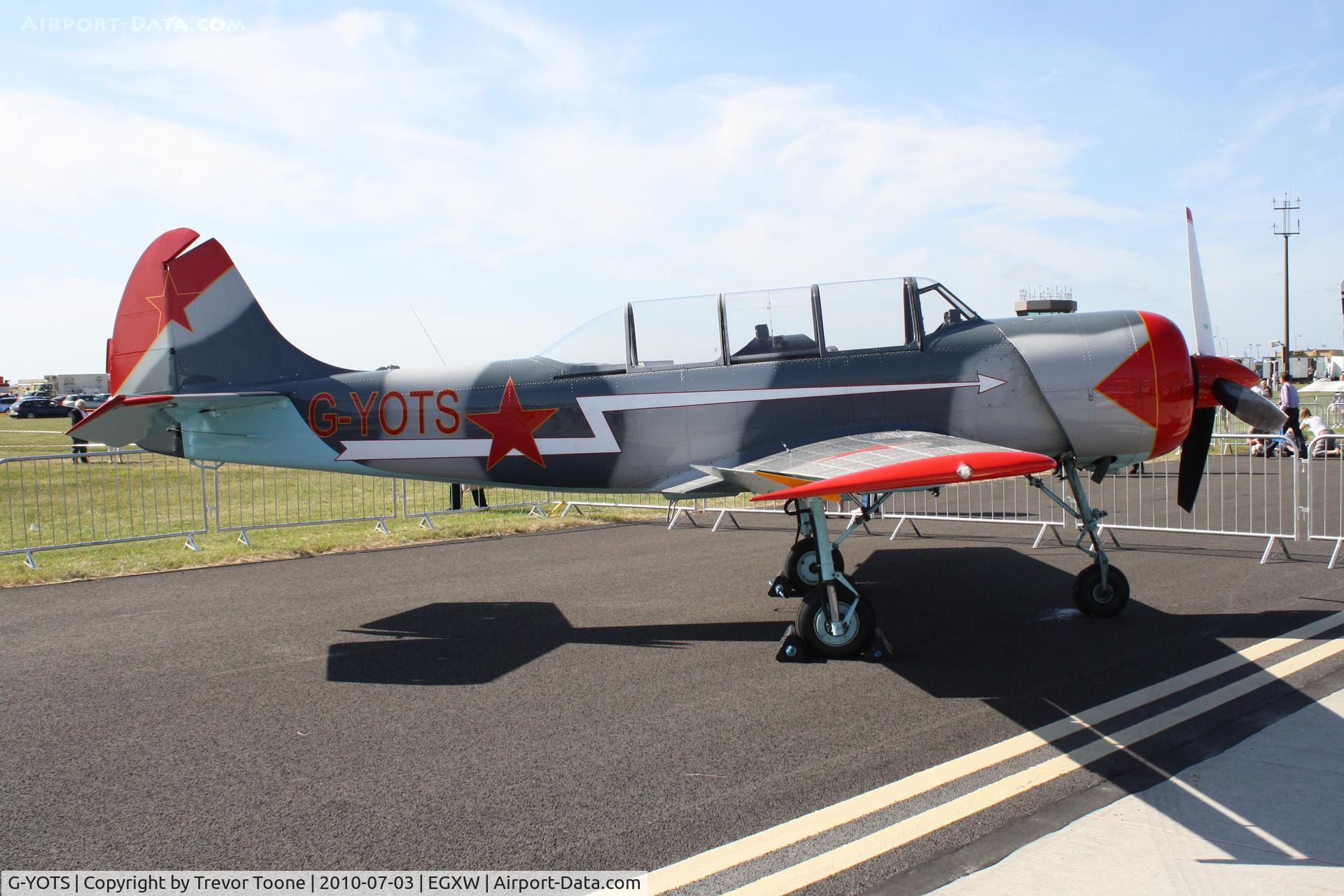 G-YOTS, 1990 Bacau Yak-52 C/N 9010308, YAK-52, c/n: 9010308
