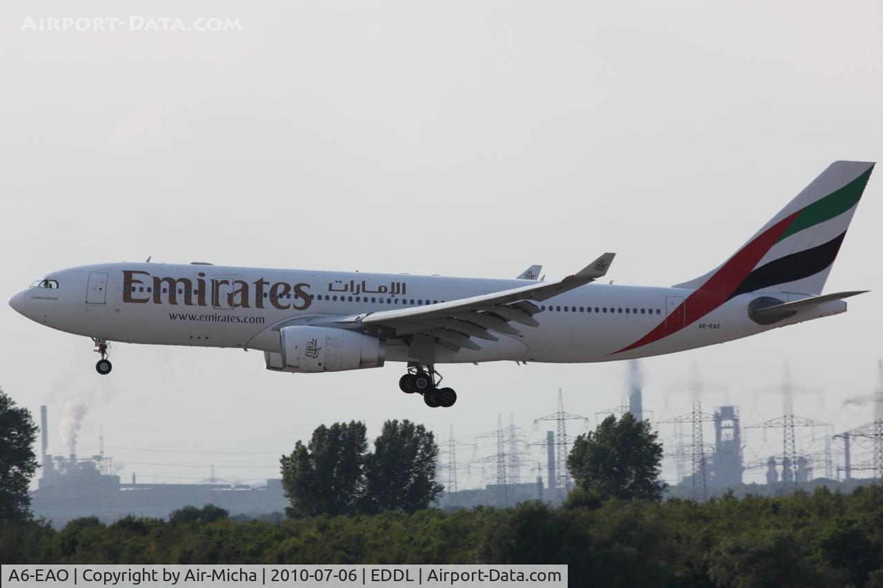 A6-EAO, 2003 Airbus A330-243 C/N 525, Emirates, Airbus A330-243, CN: 509