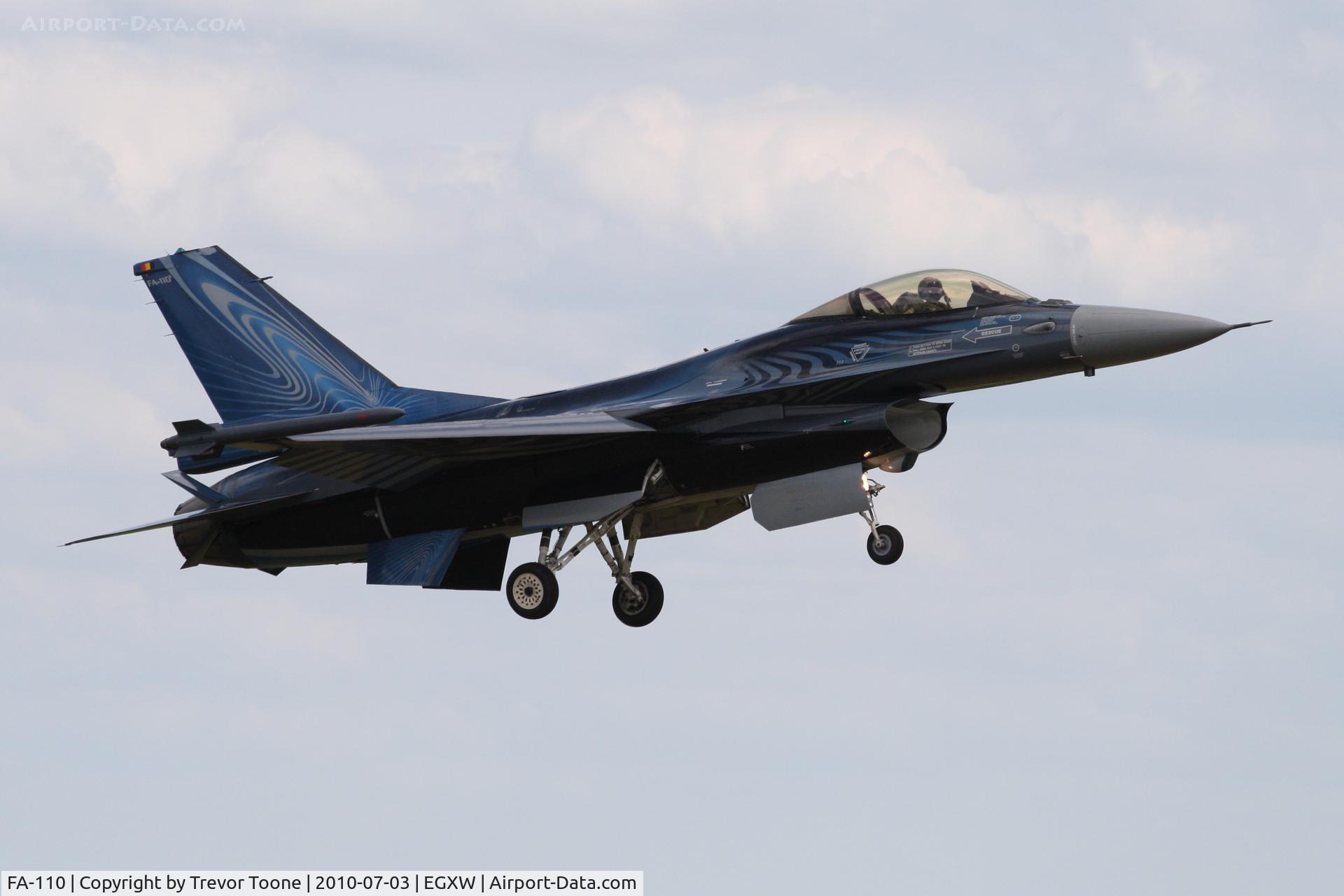 FA-110, SABCA F-16AM Fighting Falcon C/N 6H-110, General Dynamics F-16A, c/n: 6H-110