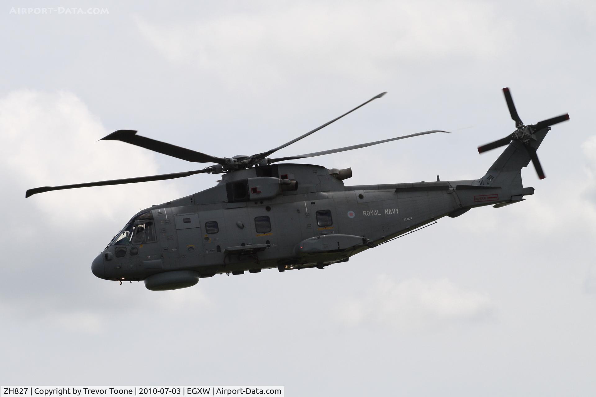 ZH827, 1998 AgustaWestland EH-101 Merlin HM.2 C/N 50037/RN07/MCSP20, EH-101 Merlin HM1, c/n: RN07/50037
