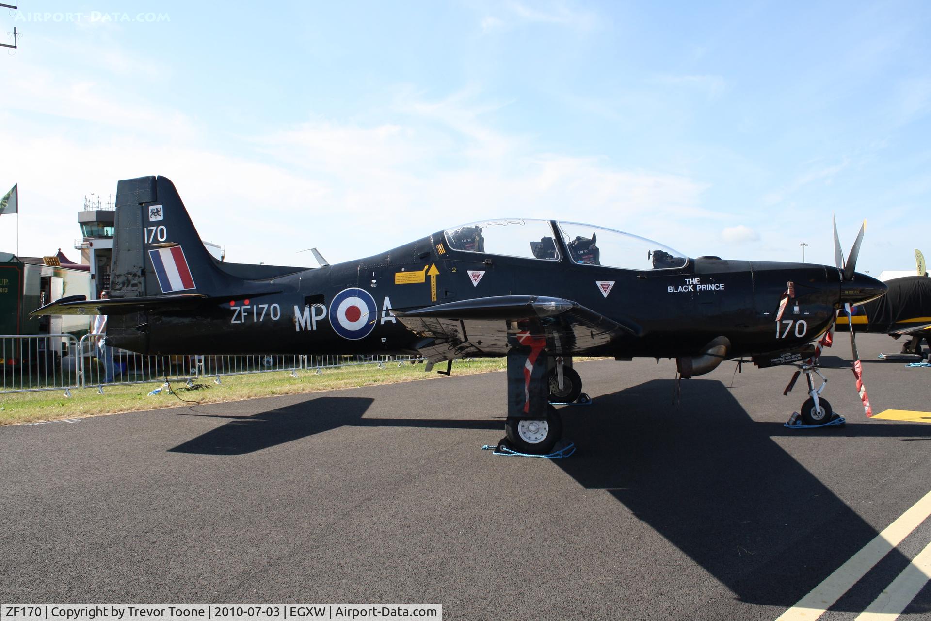 ZF170, 1989 Short S-312 Tucano T1 C/N S022/T22, 1989 Shorts Tucano T.1, c/n: S022/T22