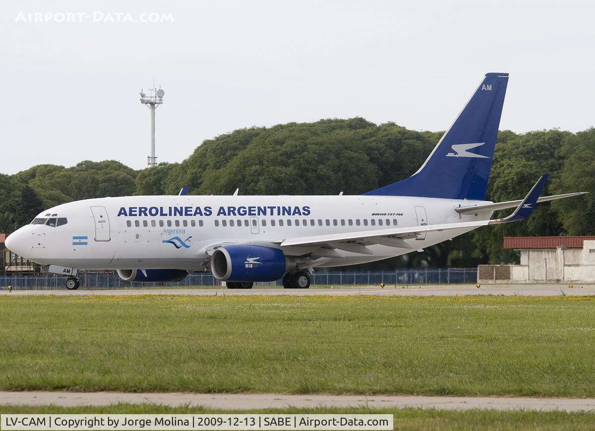LV-CAM, 2001 Boeing 737-73V C/N 30243, Ex G-EZJF with easyJet.
