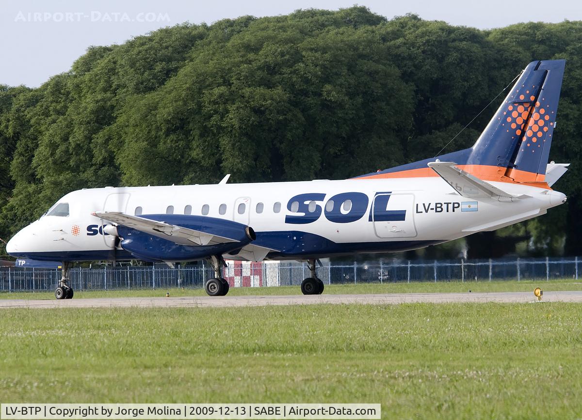 LV-BTP, 1988 Saab 340A C/N 340A-131, Line up RWY 31.