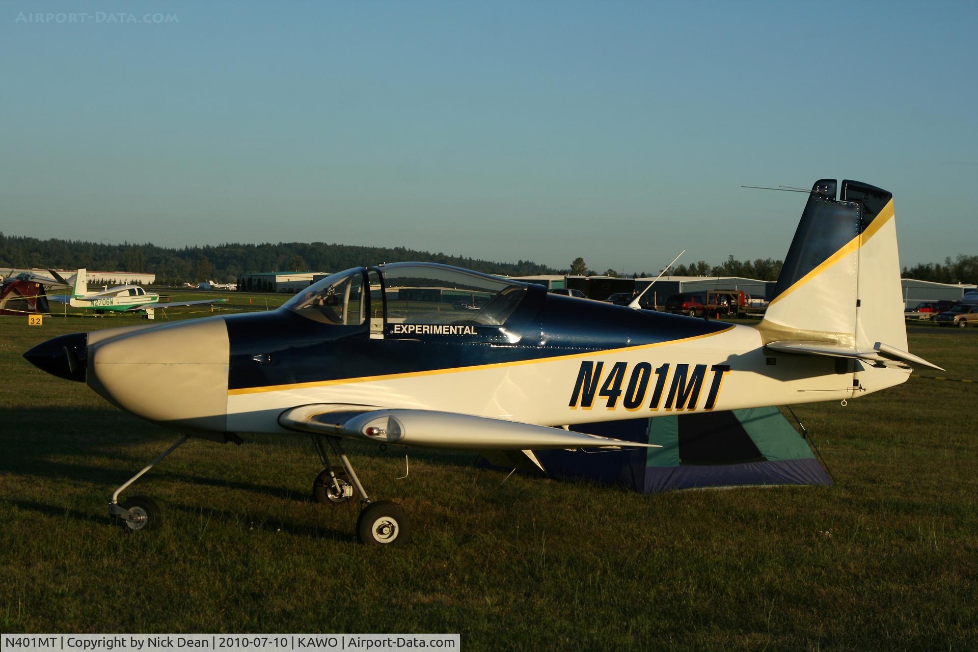 N401MT, Vans RV-7A C/N 71027, KAWO