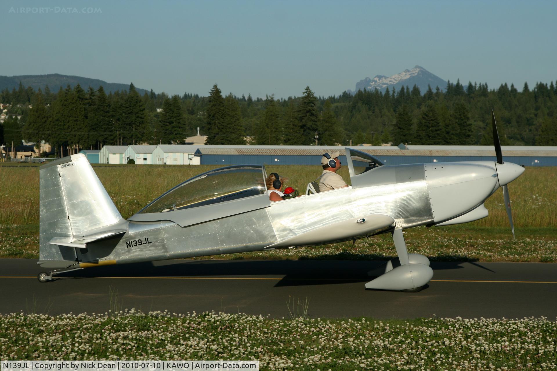 N139JL, 2007 Vans RV-8 C/N 81378, KAWO
