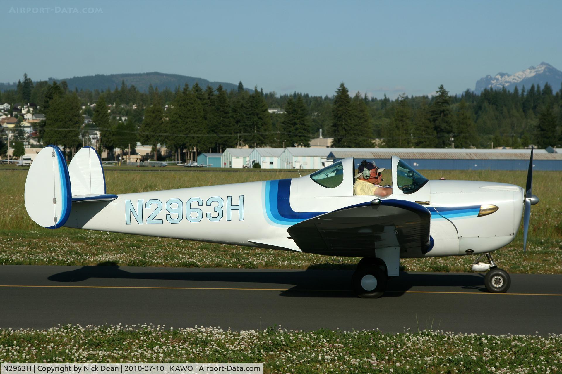 N2963H, 1946 Erco 415C Ercoupe C/N 3588, KAWO