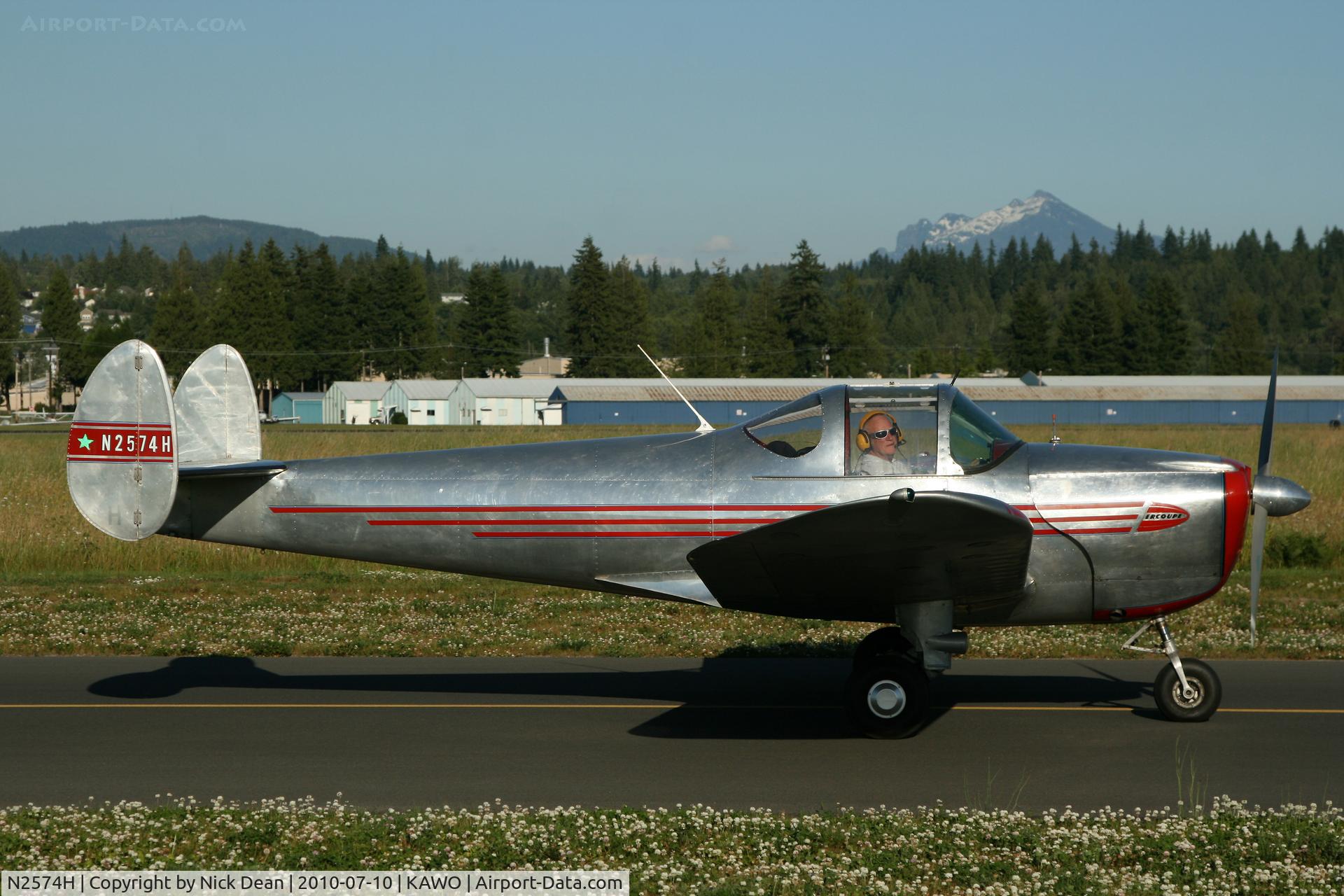 N2574H, 1946 Erco 415C Ercoupe C/N 3199, KAWO