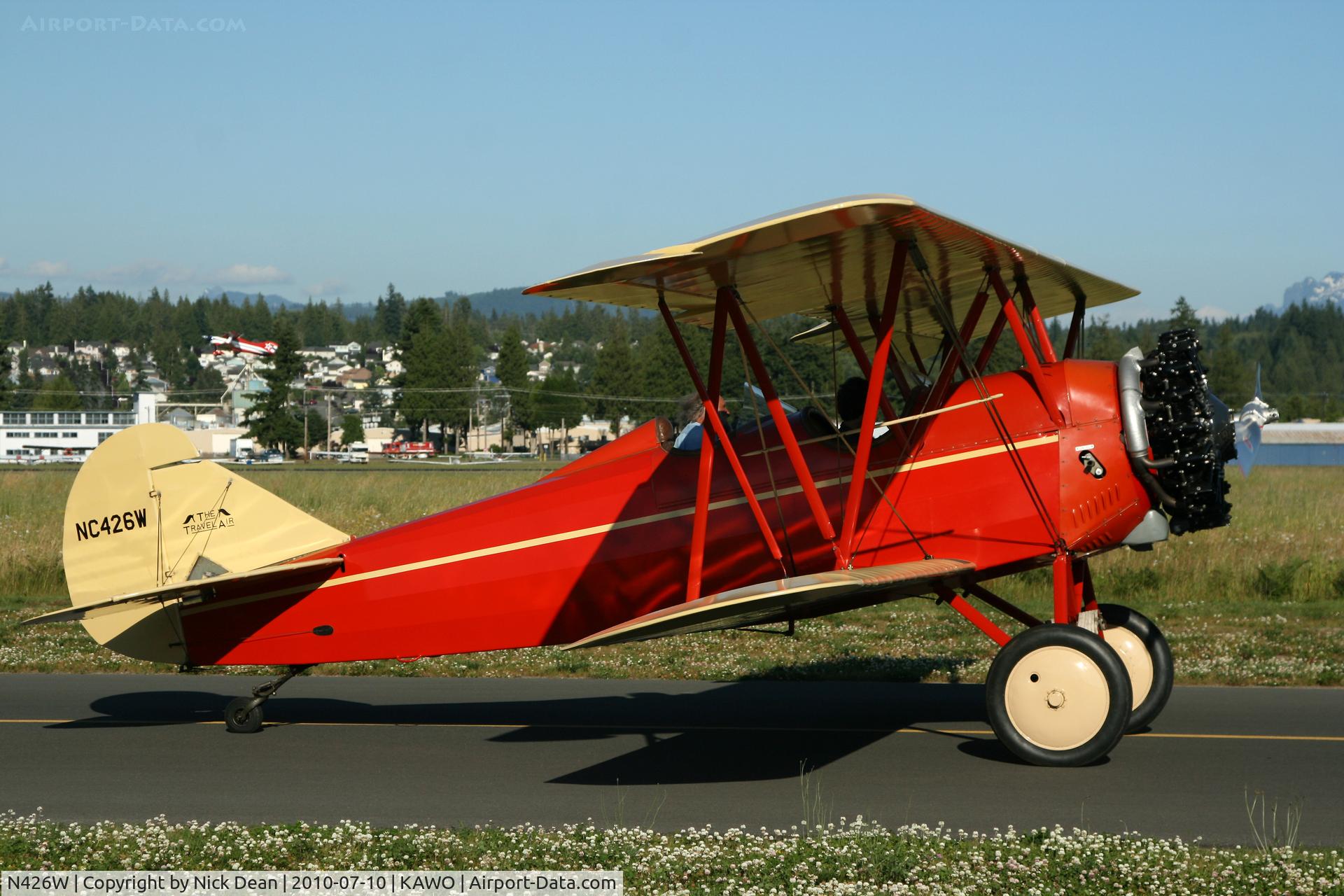 N426W, 1930 Curtiss-Wright Travel Air 4000 C/N 1417, KAWO