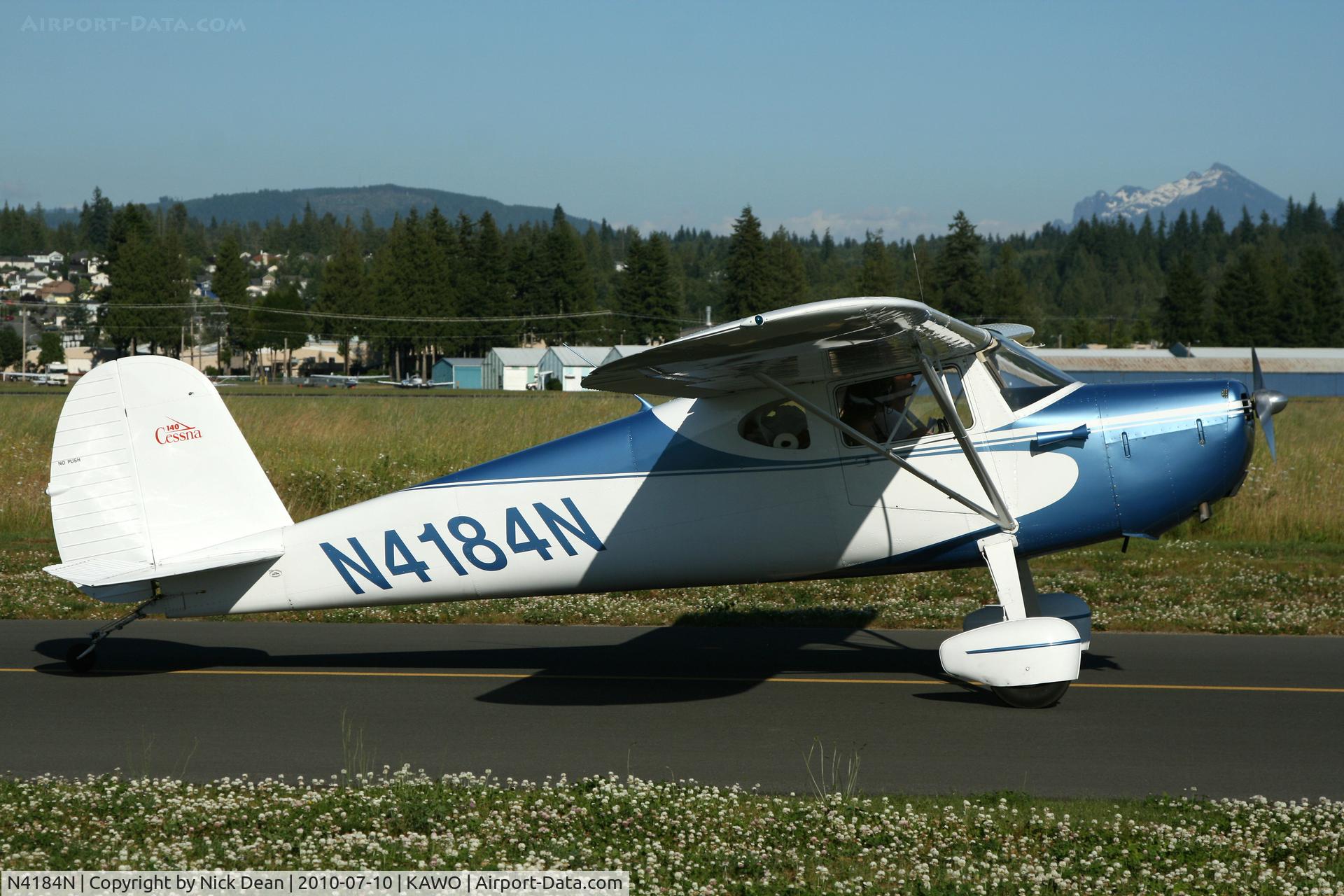 N4184N, 1947 Cessna 140 C/N 13655, KAWO