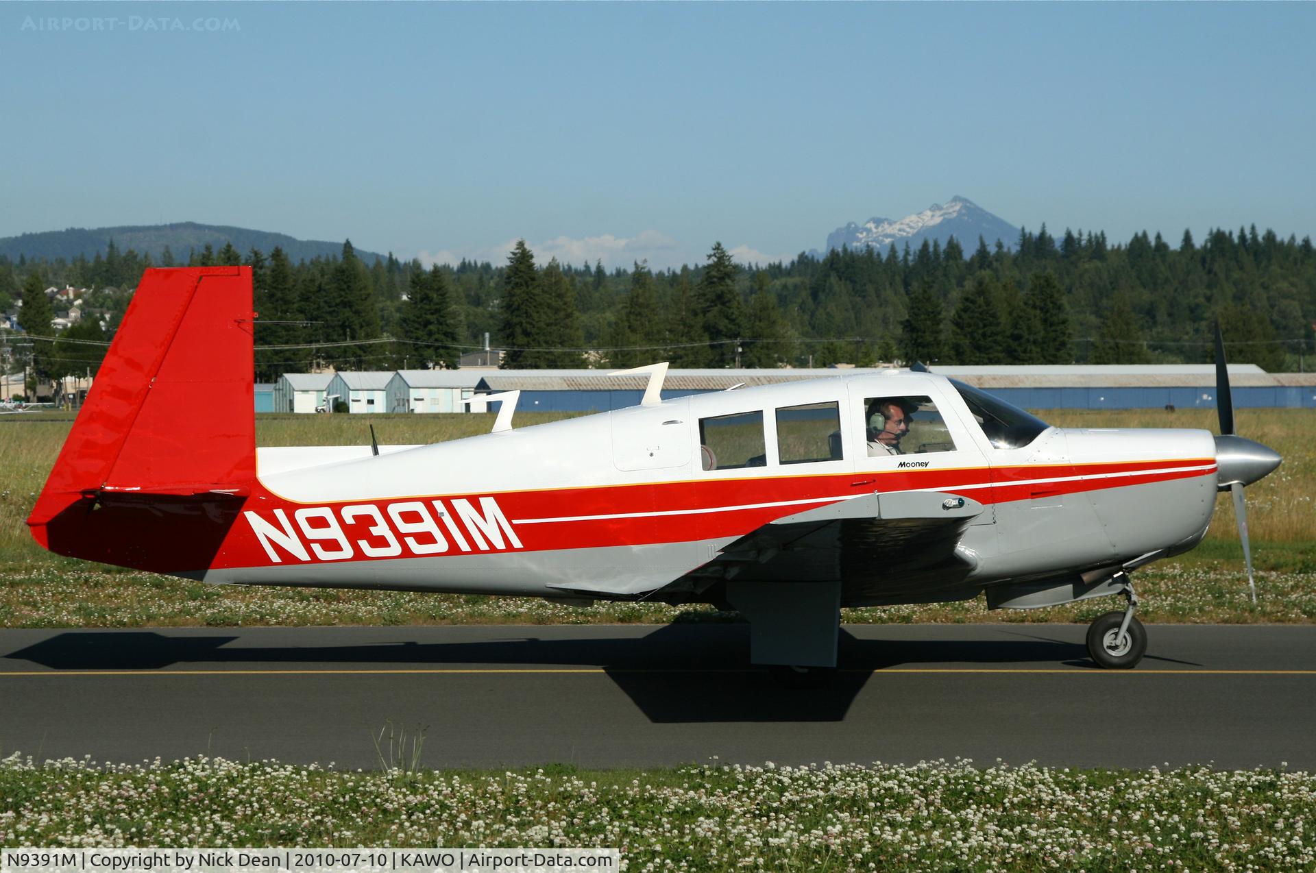N9391M, 1966 Mooney M20F Executive C/N 670015, KAWO