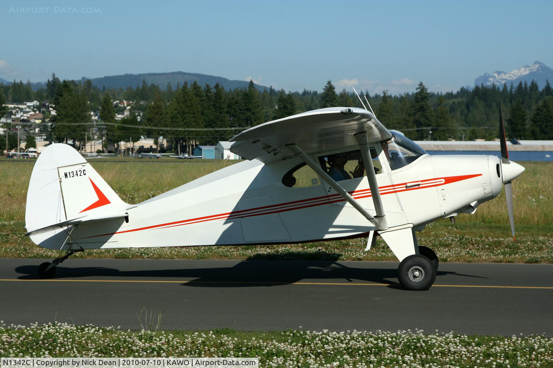 N1342C, 1953 Piper PA-20-135 Pacer C/N 20-977, KAWO