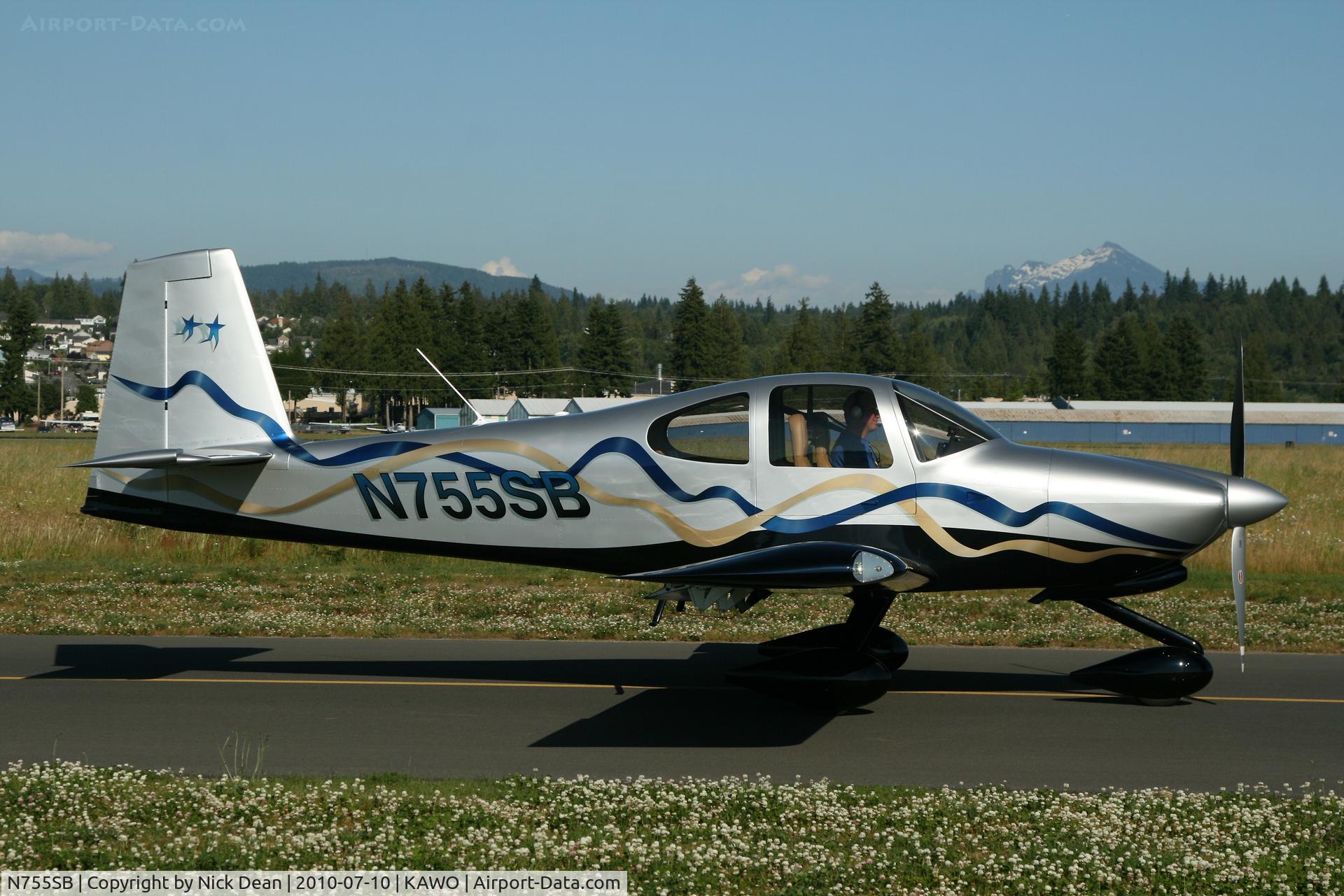 N755SB, 2008 Vans RV-10 C/N 40001, KAWO