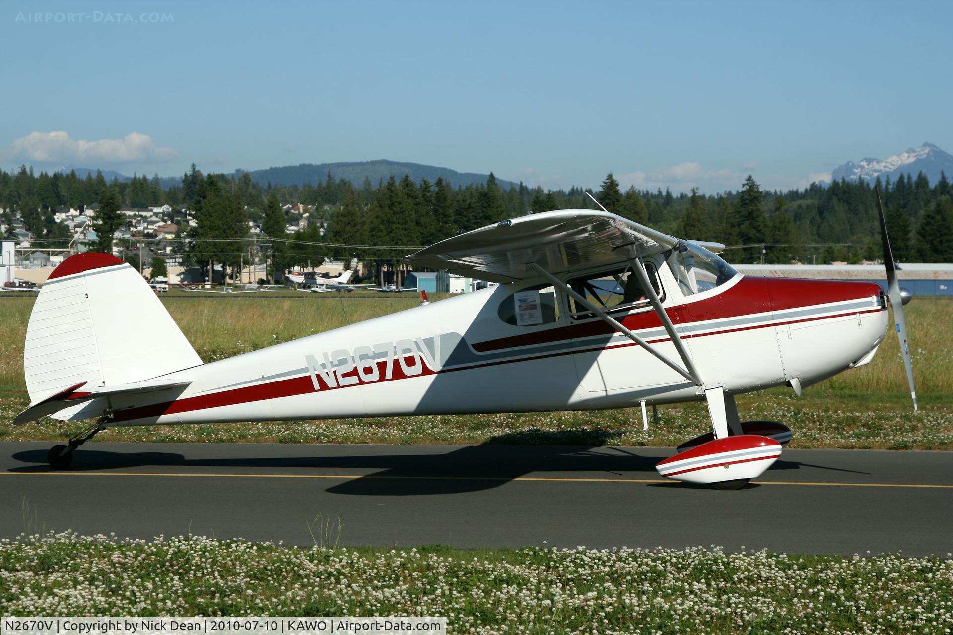 N2670V, 1948 Cessna 170 C/N 18180, KAWO