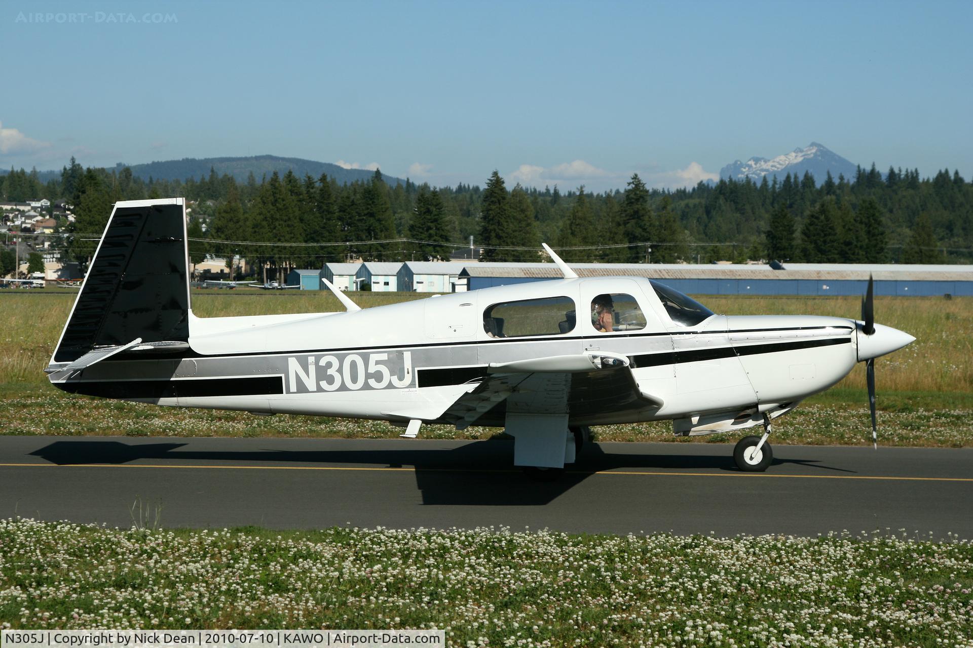 N305J, Mooney M20K C/N 25-1206, KAWO