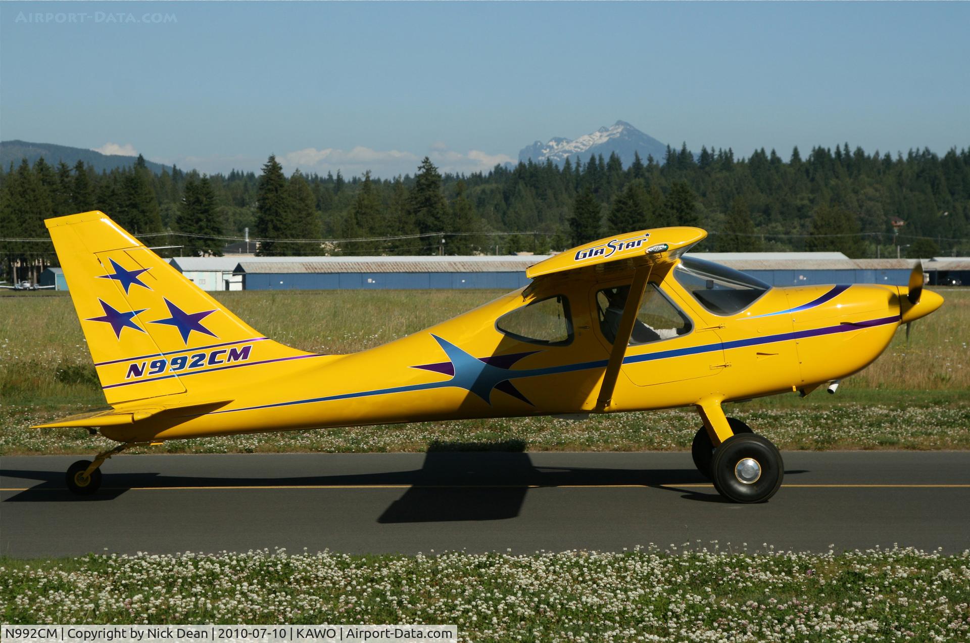 N992CM, 2001 Stoddard-Hamilton GlaStar C/N 5105, KAWO
