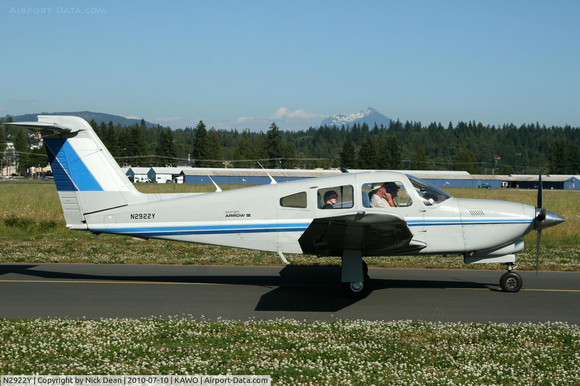 N2922Y, 1979 Piper PA-28RT-201T Cherokee Arrow III C/N 28R-8031029, KAWO